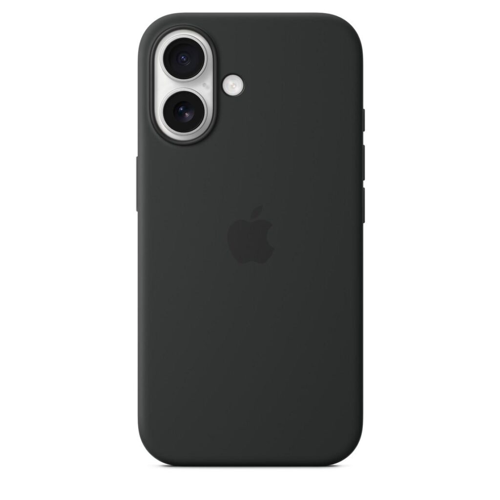 iPhone 16 Silicone Case (Dark Grey)