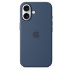 iPhone 16 Silicone Case (Denim Blue)